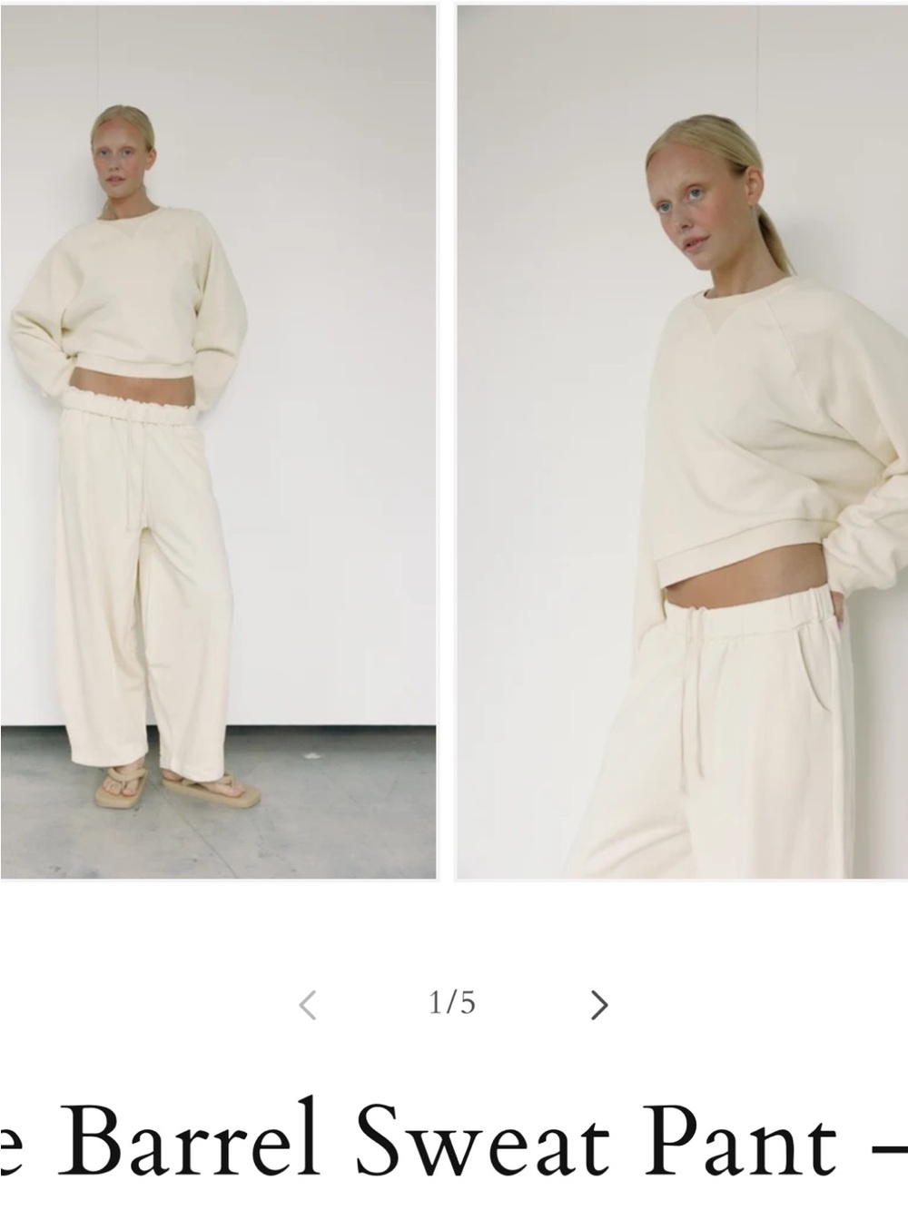 Boheme Barrel Sweat Pant